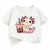 Y2k Animal Graphic Kids Tshirts Summer Short Sleeve Tees Cartoon Boys Girls Clothes Kawaii Tops Y2K Children T-shirt