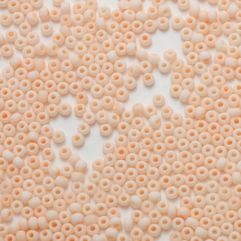 2mm Frosted Round Seed Beads - Macaron Color Series, 10g Pack for DIY Jewelry & Beading