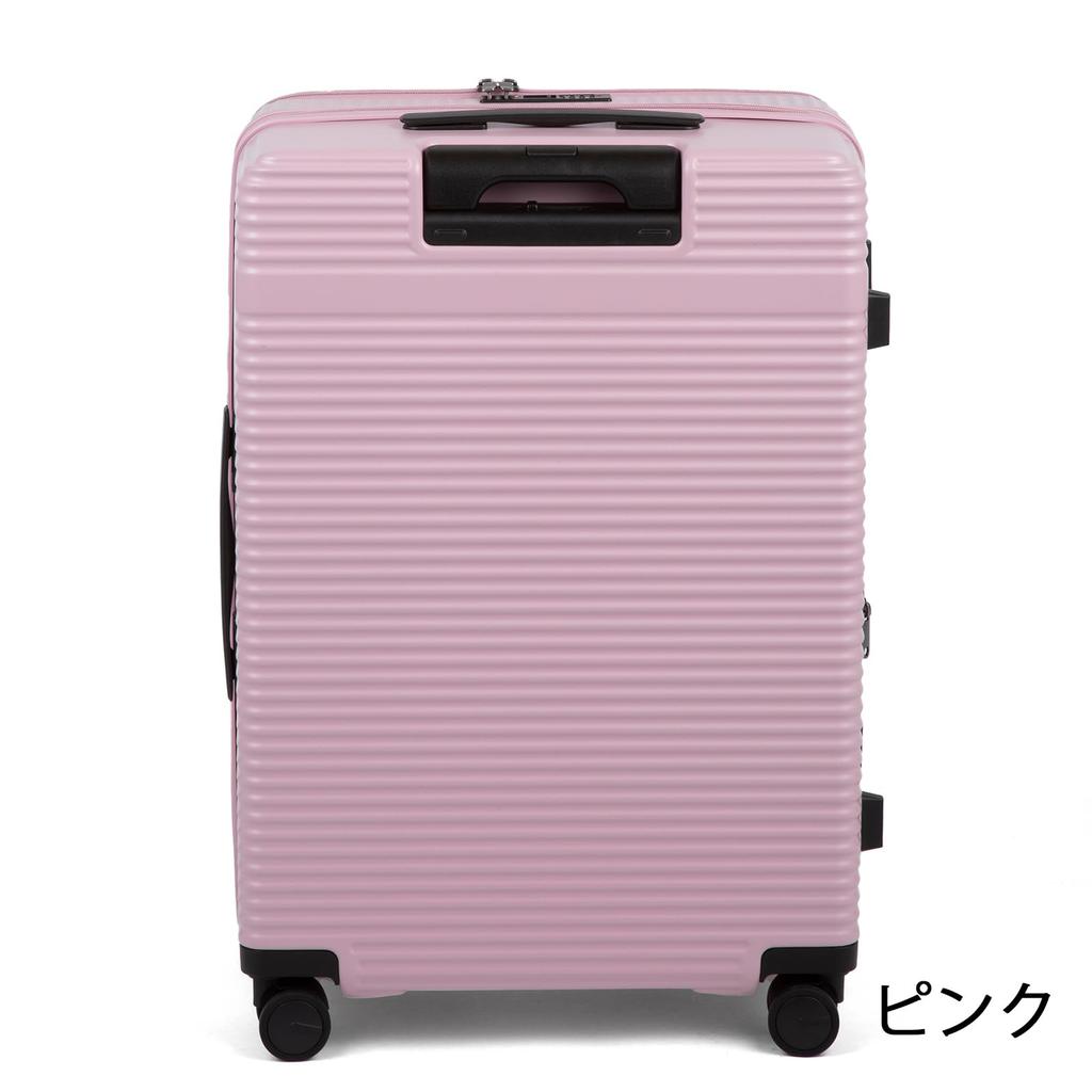 Suitcase Large Large Capacity L Size 5 Nights 6 Days 6 Nights 7 Days Front Open Capacity Expansion Function Caster Stopper Carry Case Carry Bag