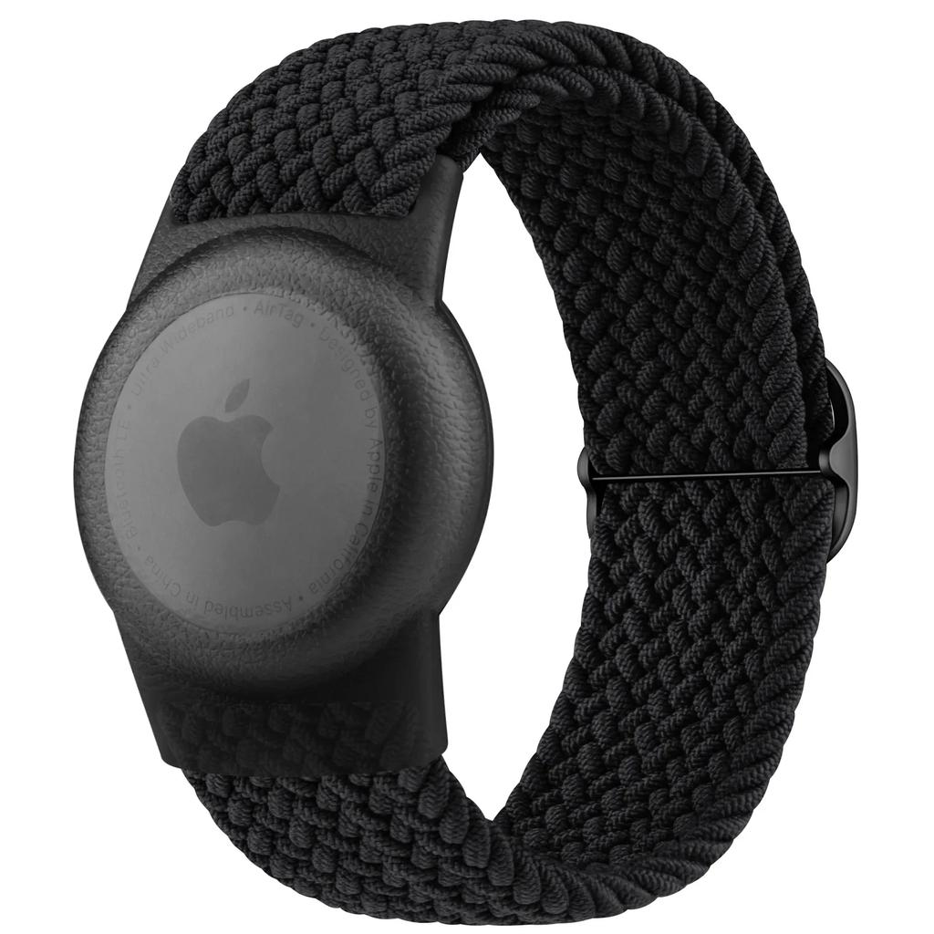 Nailono pintas riešo dirželis dėklas Apple AirTags dirželiui Vaikams Atsparus įbrėžimams dangtelis Airtag GPS sekikliui Laikiklio apyrankės priedai