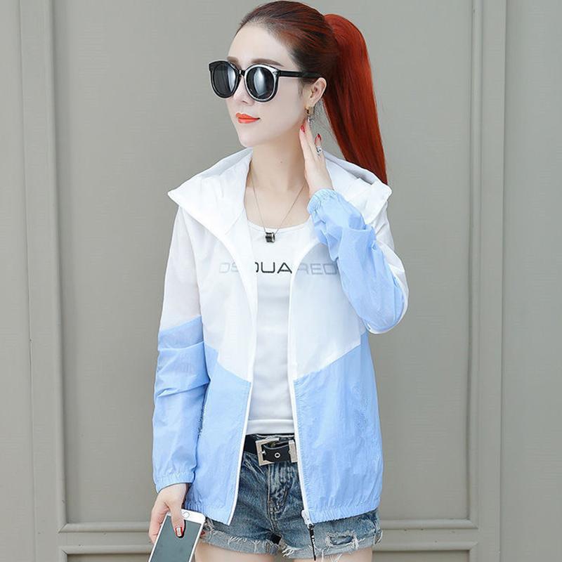 Summer Women's UV Protection Sunscreen Jacket Korean Style All-match Thin Loose Sunscreen Clothing