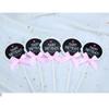 Crown Design Round Writing Plate Card for Cake Decoration