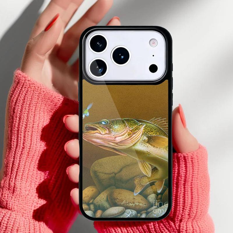 Forellenfischerei Handyhülle für iPhone 17 Air 16e 15 14 13 Pro Max Rückabdeckung für 12 11 Pro Coque
