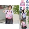 Adorable Cartoon Nylon Backpack For Kids Unisex Lightweight And Trendy Design