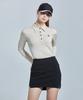 CHUCUCHU Cbess-Ts003W C Logo Polo Collar Uv Protection T-Shirt