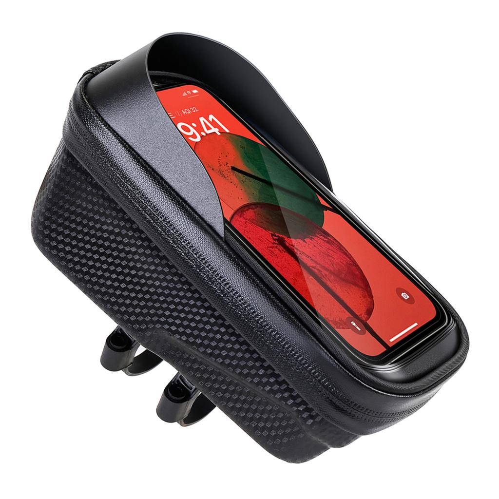 Bike Frame Bag EVA Hard Shell for Riding Top Tube Bike Bag with Quick Release for Mountain Road