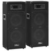 Haut-parleurs passifs - VIDAXL - 2pcs - Noir - 8 pouces - 500W - Son professionnel