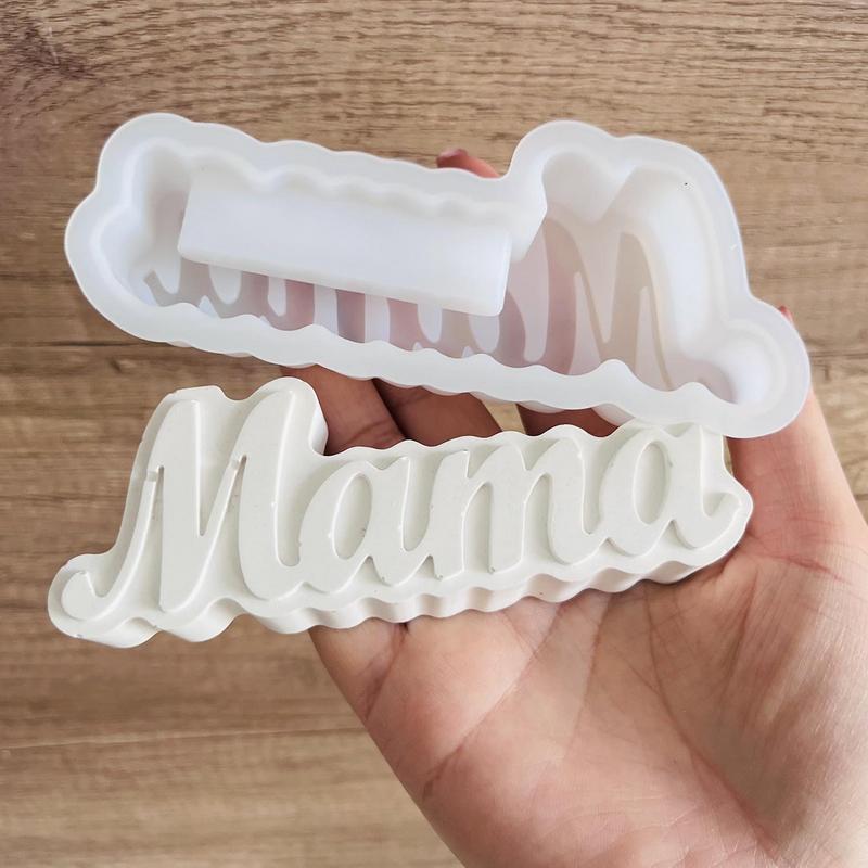 

Mother s Day Silicone Mold Letter Mama Flower Vase Concrete Vase Gypsum Molds Ornaments Vase Business Card Holder Plaster Mould China Mainland