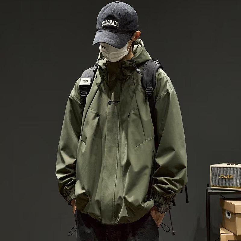 Unisex Windbreaker-Jacke: Vielseitiger Hongkong-Stil für Frühling und Herbst