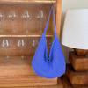 Fashion Women's Hollow Woven Shoulder Bags Large Capacity Knitting Underarm Bag Solid Crochet Tote Summer Mesh Beach Bag