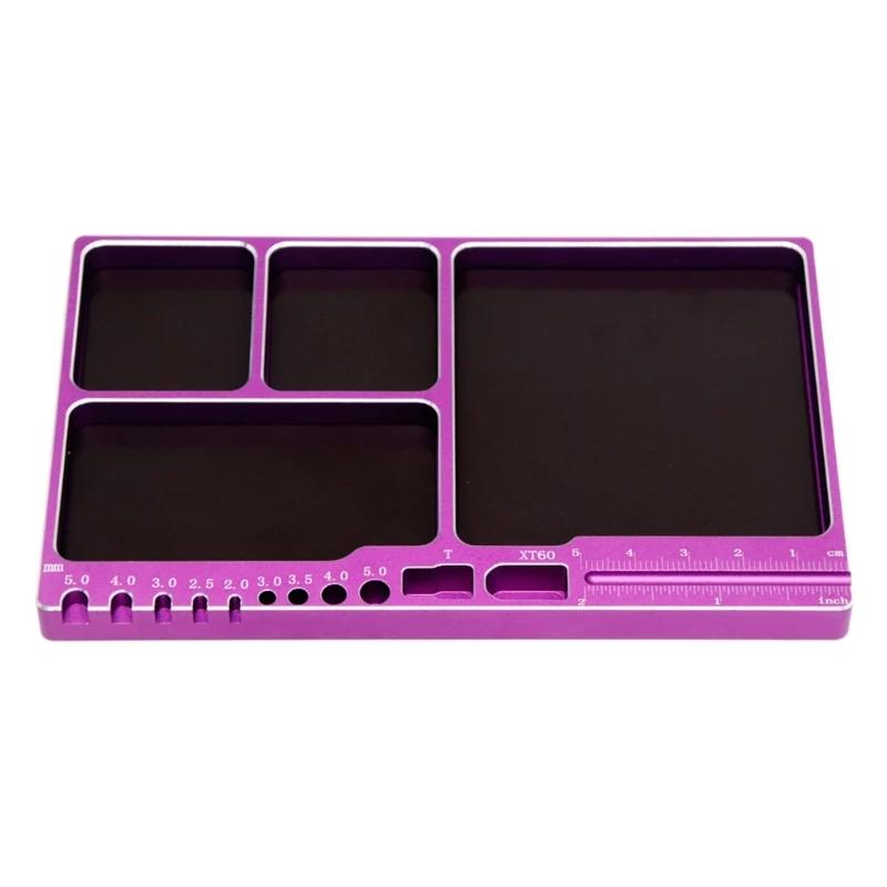 Magnetic Screw Tray Storage Container Ring Electronic Parts Screw Beads Organizer Tray for Boat Airplane Model HSP RC Model Car