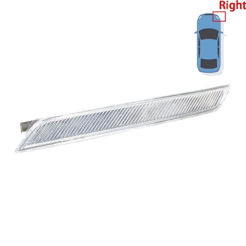 Car Front Bumper Side Marker Reflector Lights Clear White For BMW X6 E71 E72 X5M 2008-2014 63147187087 63147187088