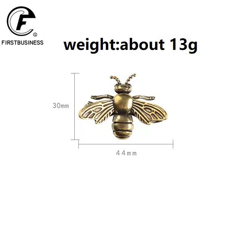 

Чистая латунь, твердая пчела, металлическая фигурка, украшение, креативный антикварный офисный стол, украшение, домашний декор, аксессуары, миниатюры