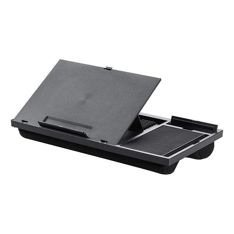 Black Folding Laptop Knee Table Stand for Bed or Office