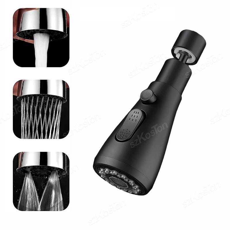 1181° Rotary Kitchen Faucet Spray Head Filter Washbasin Splash Proof Adapter Multifunctional Kitchen Sink Faucet Aerator