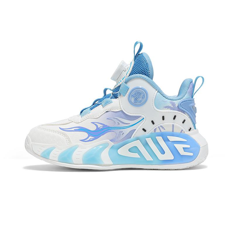 Boys shoes 2025 middle and older children's actual combat training basketball shoes non-slip spring and autumn children's sports shoes boys running