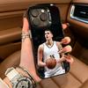 N-Nikola- Jokic 15 MVP For iPhone 17 16 15 14 13 12 11 Pro Max XS  17 Air Silicone Colored Silver Bumper Cover