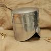 Handmade Crusader Great Helm Steel Knight Helmet with Brass Cross