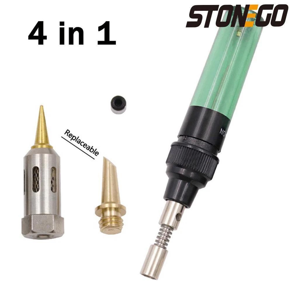 

STONEGO 1 Set Electric Soldering Iron Pen Blow Torch Wireless Outdoor Cordless DIY Iron Electrician Tools