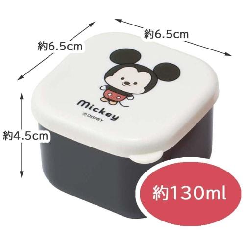 Skater Mini Seal Container Storage Container Side Dishes 130ml Set of 2 Disney Loose Mickey & Minnie MO1WAG-A