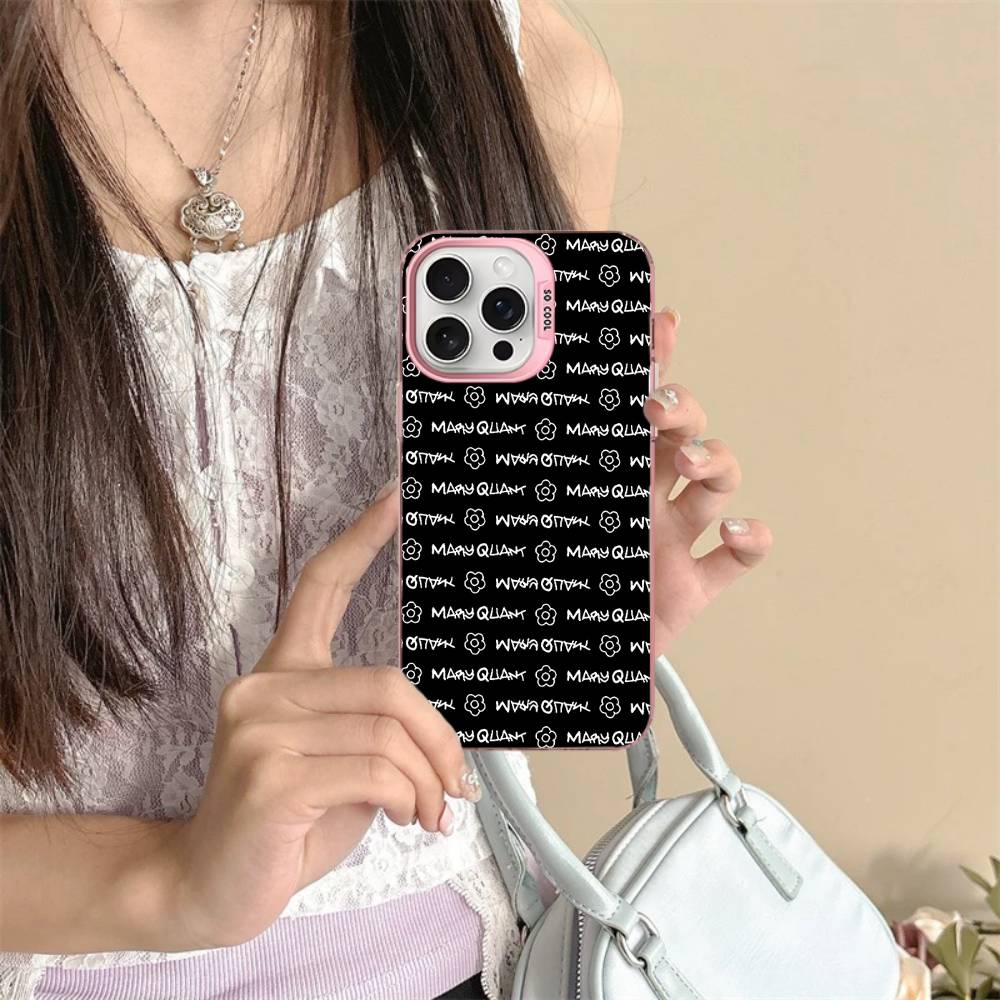Fashion Pop Mary Quant Phone Case For IPhone 17 16 15 14 13 Pro 12 11 Pro Max PLUS Color Back Cover