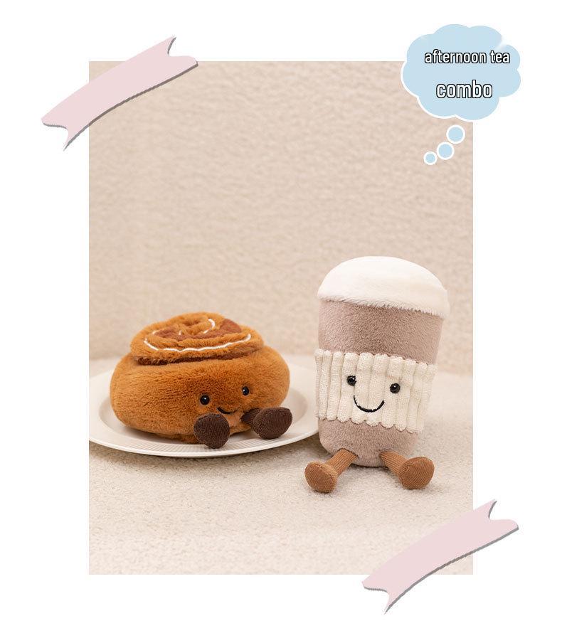 Plush Toy Gift Doll Arcade Display: Afternoon Tea Set with Teapot & Coffee-Themed Decoration