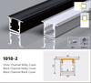 0.5m U/W Style LED Aluminum Profile Black Silver Channel Holder PC Cover Bar Lamp For Cabinet Closet Decor Linear Strip Light