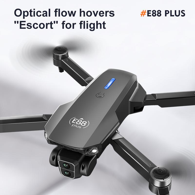 E88 Plus Drone Aerial Camera Flight Aerial Brushless Motor Optical Current Positioning Electrically Adjustable Camera Drone