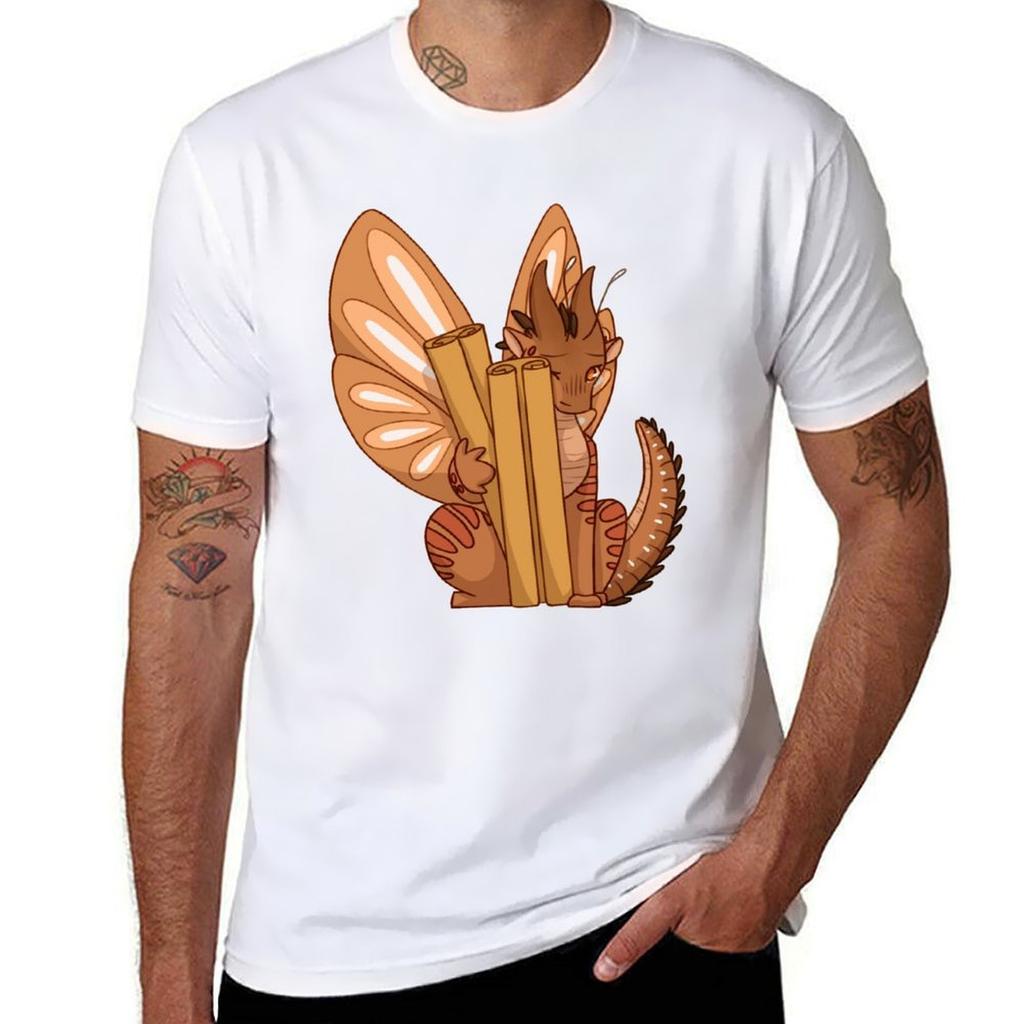 Cinnabar With Cinnamon Tshirt Large Size Loose Casual Tee
