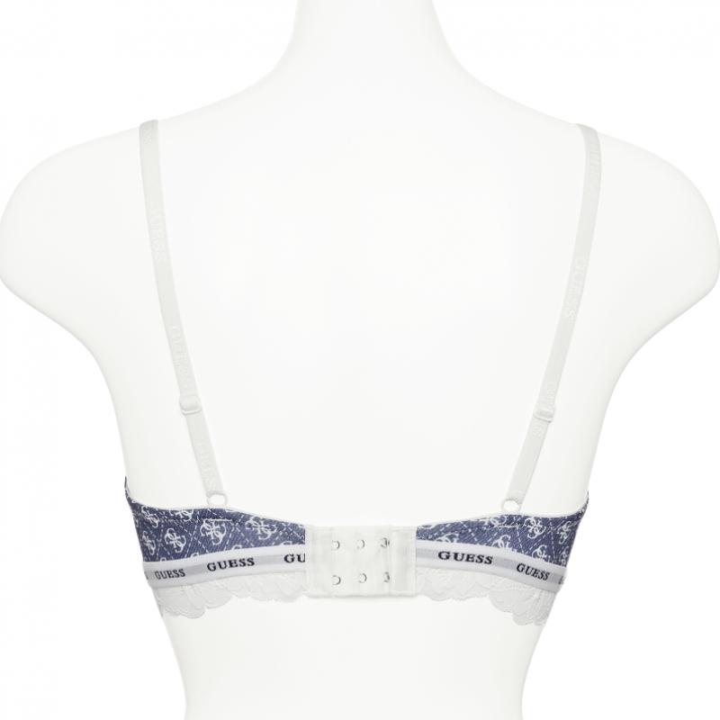 Guess Denim Symbol Logo Point Bra + Panty Set Ny  Gcwbr144 Bp144 