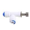 1/4" Tube RO Water Filter Quick Connector Reverse Osmosis Flow-Regulating Valve