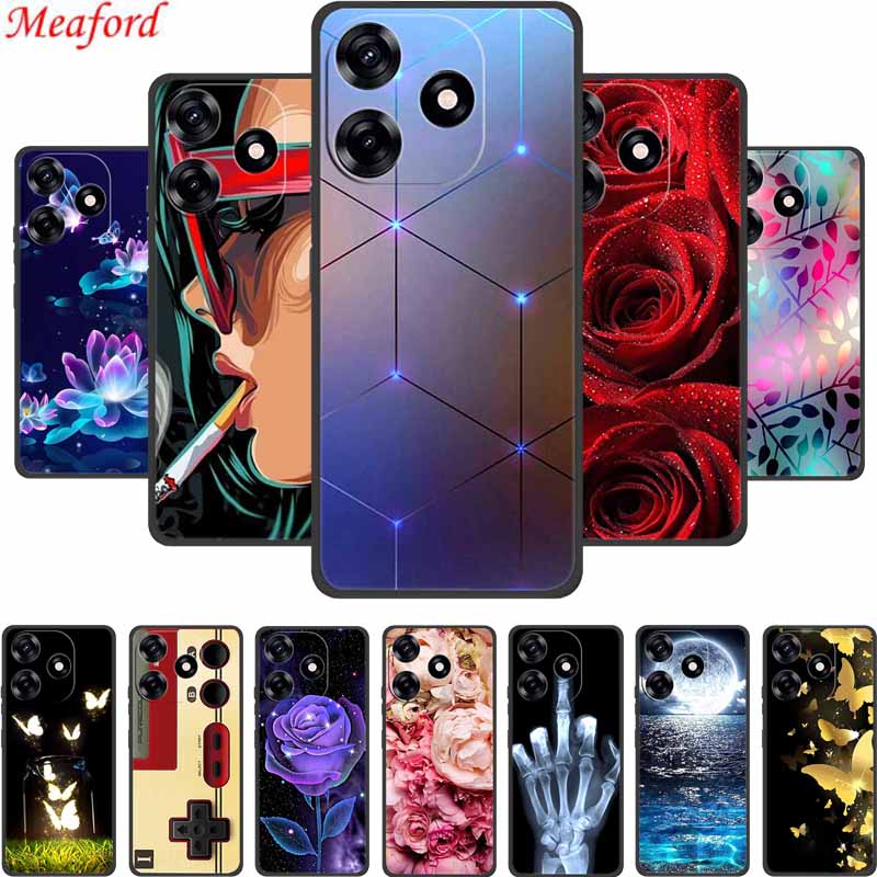 For Infinix Hot 30 4G Case Popular Black Silicone Soft Back Cover Case For Infinix Hot 30i 30 Phone Case Cover Hot30 Coque Funda