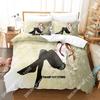 Anime Steins Gate Bedding Set Single Twin Full Queen King Size Bed Set Aldult Kid Bedroom 3D Anime Bed Sheet Set