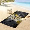 NUFC logo Print Beach Towel, Large Soft Quick Dry Towel for Beach Camping Swimming