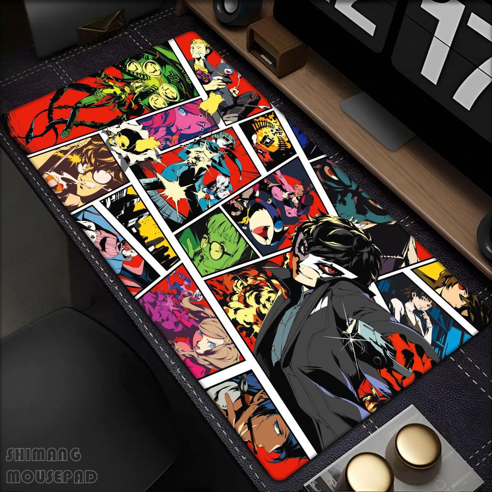 Persona 5 Mouse Pad Mousepad Large Gaming Mouse Pad Lockedge Thickened Computer Keyboard Table Desk Mat