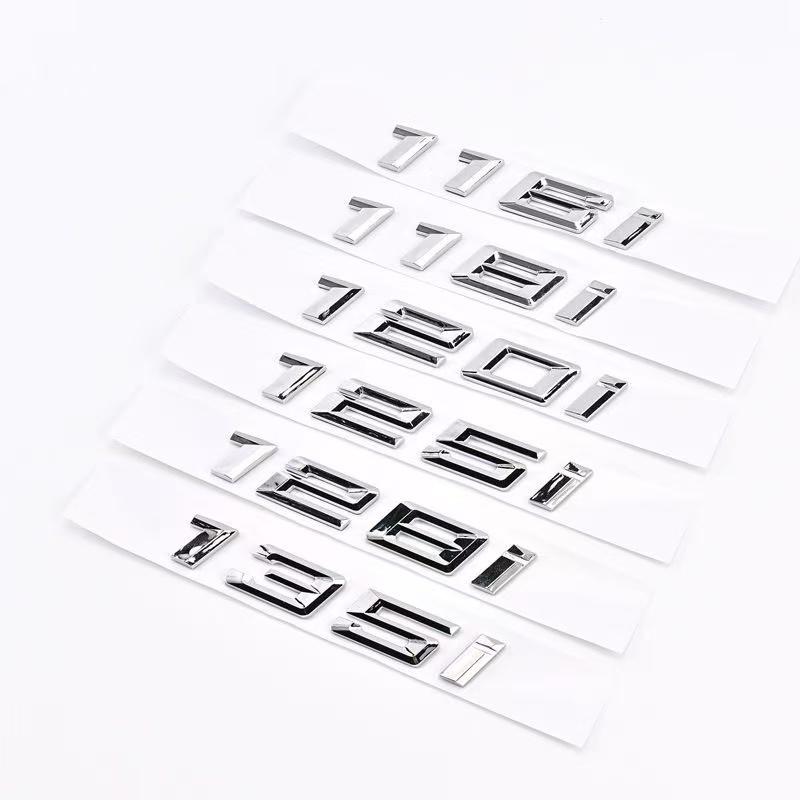 Letras para Maletero de Coche Emblema Logo Insignia Pegatina Letras Adhesivas Accesorios para 116i 118i 120i 125i 128i 130i 135i 140i