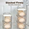 Clear Egg Rack Holder Large-capacity Egg Container New Rolling Egg Storage Box  Kitchen Dedicated