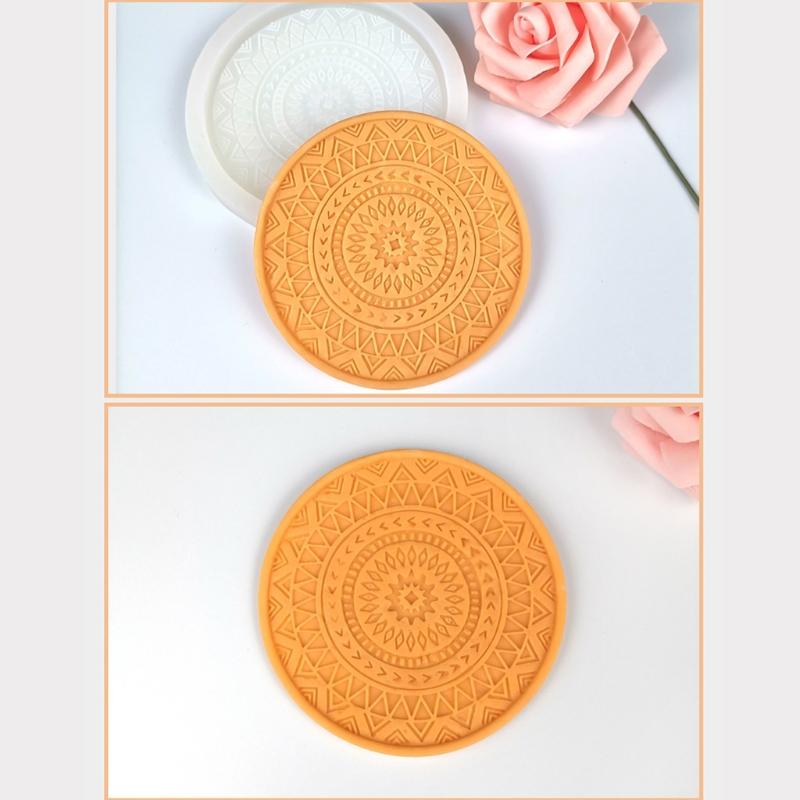 Coffee Table Silicone Mold Epoxy Resin Coaster Mold Pallet Resin Casting Mold Suitable for Diy Agate Fruit Plate Mat