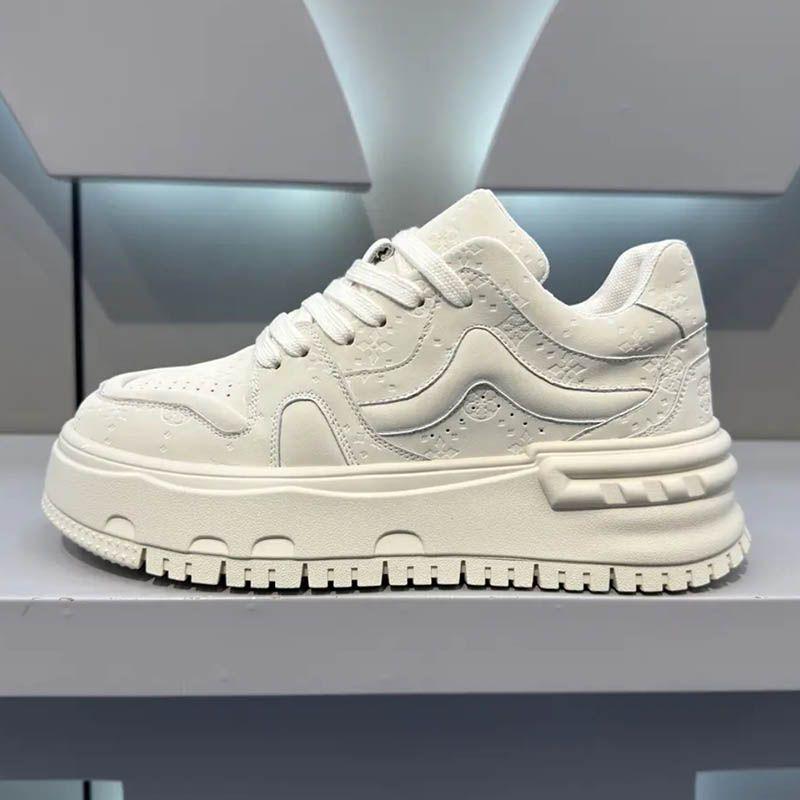 

Men s Spring Trend Soft Sole Height-Increasing Lace-Up Dad Sneakers in Stock 39