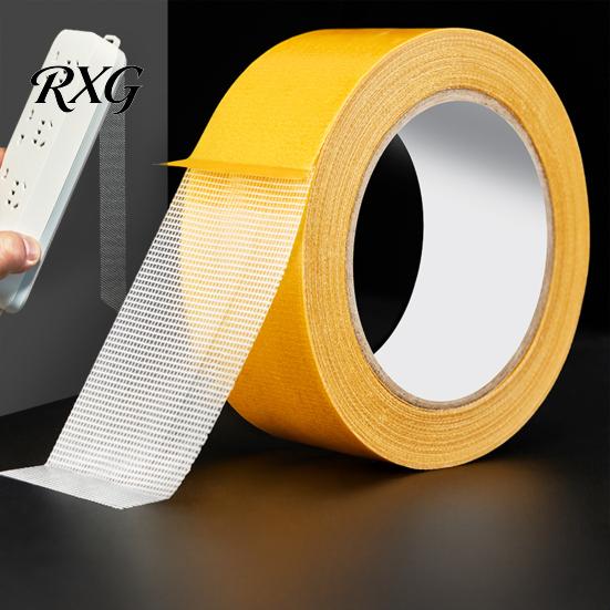 Removable Carpet Tape Heavy-Duty Double Sided Tape, Waterproof Strong Adhesive Double-Sided with Mesh, Grip Double-sided Super Sticky Clear for Walls,