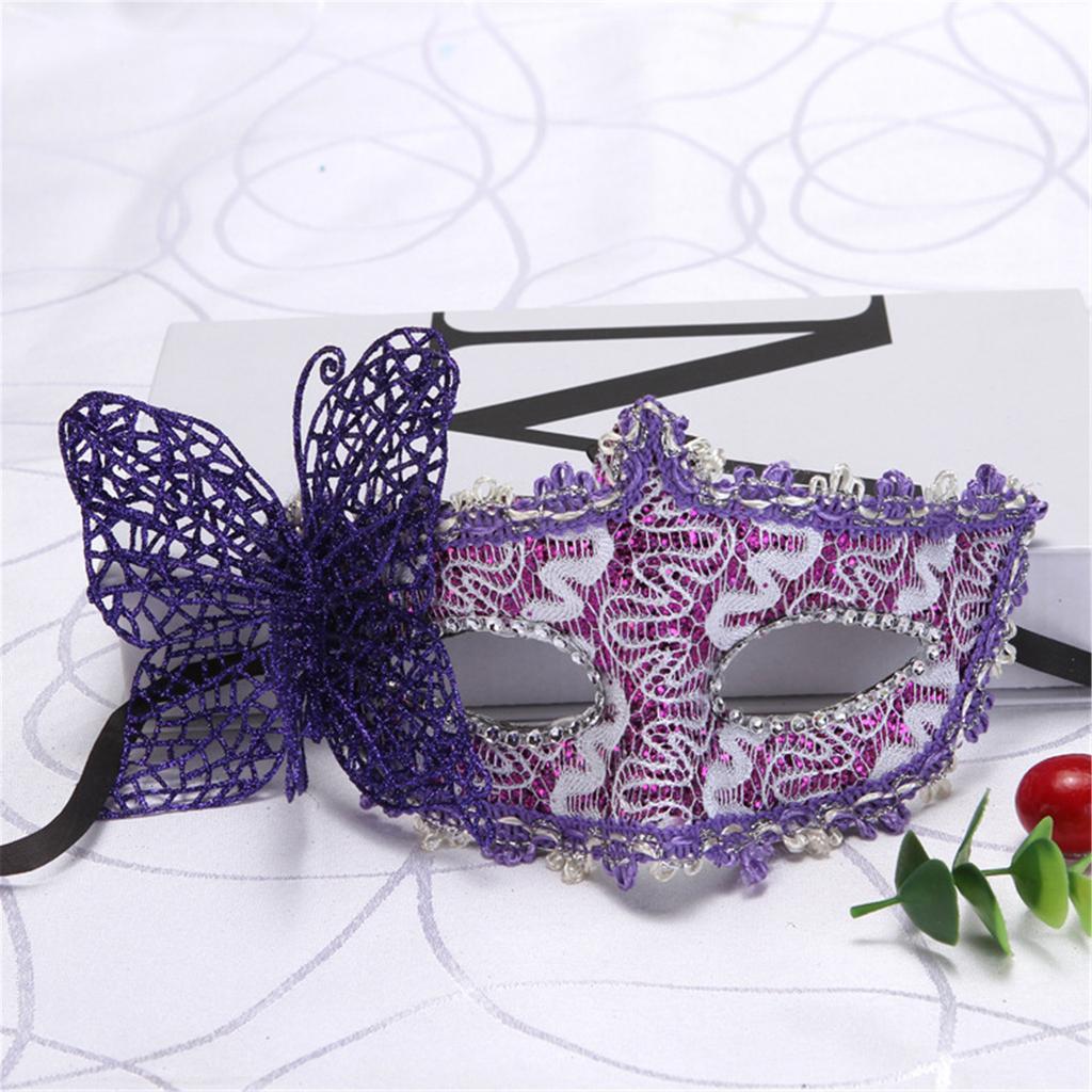 2026 NEW Side Butterfly Masquerade Mask New Fashion Half Face Eye Mask Party Makeup Ball Venetian Party Mardi Gras Mask