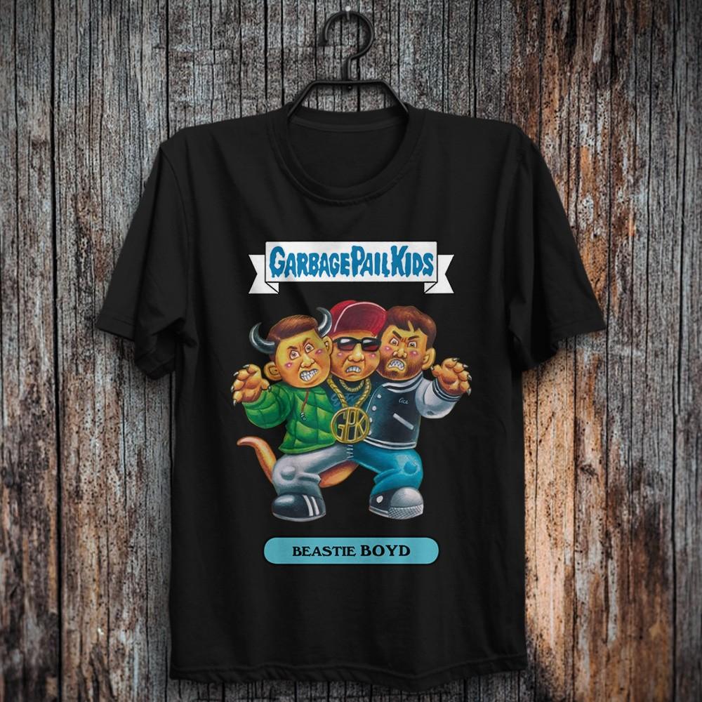 Beastie Boys Garbage Pail Kids T-shirt Cooky Puss Adam Bomb Captain Spauling GPK Unisex T-Shirt L