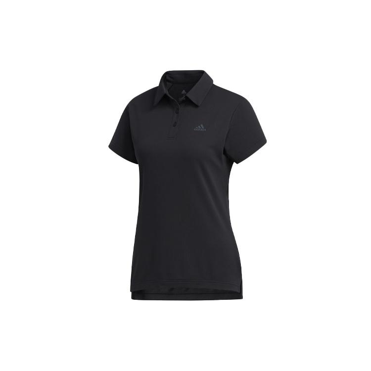 (ЖЕНСКИЕ) adidas Теннисная спортивная черная рубашка-поло женская FK1385 S
