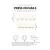 24Pcs Yellow & Pink Flower Decor French Manicure Medium Almond Shaped Artificial Nail Tips, For Ladies Daily Wear Press On Nails Nail Supplies