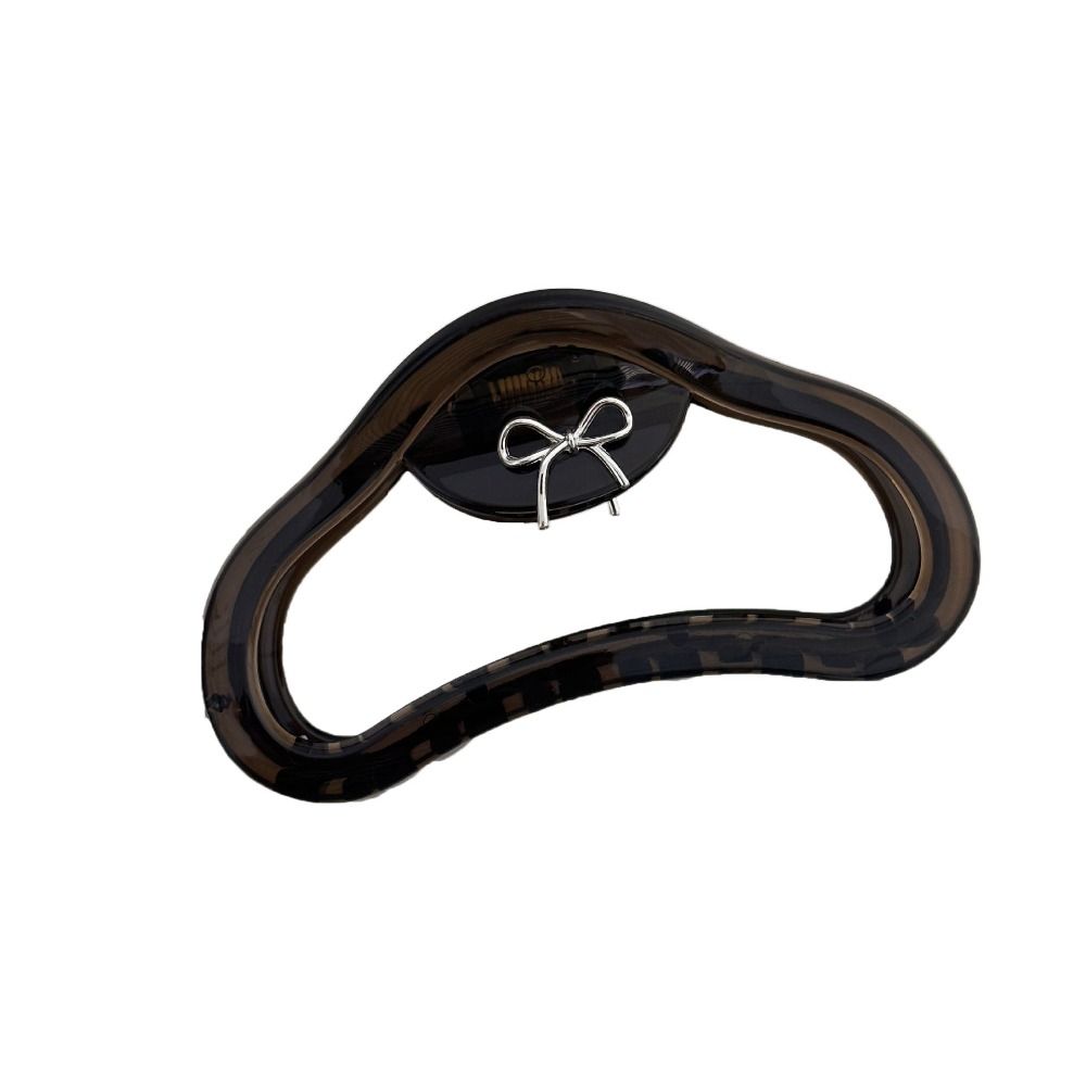 

Пластиковый коготь-зажим в виде облака в корейском стиле, большой коготь-зажим в виде акулы, креативный бант для волос, ежедневно чёрный