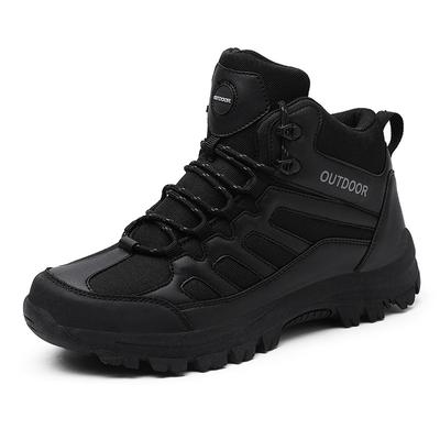 Autumn and Winter New High-top Men's Shoes Outdoor Mountaineering Hiking Shoes Casual Sports Shoes Large Size Men's Shoes