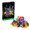 Künstliche Rose Orchidee Wildblume DIY Bausteine Set - 3D Ewiges Blumenmodell, Heimdekoration & Festivalgeschenk