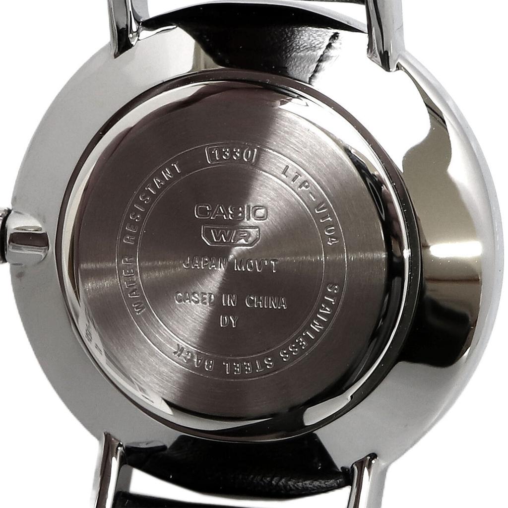 CASIO Navy Blue Metal Overseas Model Watch, Watch, Quartz, Women's, Band, LTP-VT04D-2A