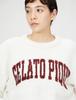Gelato Pique Powder Logo JQD Short Pullover PWNT224021 CRM F Women's