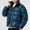 Adidas 600 Fill Solid Color Loose Warm Stand Collar Down Jacket Men Outerwear Dark-Blue IL8932